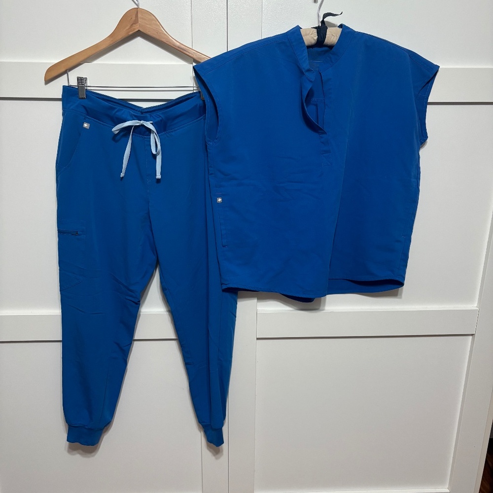 Figs Scrub Set Rafaela and Zamora - Royal Blue, M & L
